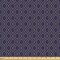 Ambesonne Navy Blue Fabric by The Yard, Geometric Dotted Pattern Design with Abstract Ogee Shapes Grid Ornament Tile, Decorative Fabric for Upholstery and Home Accents, 3 Yards, Blue Tan